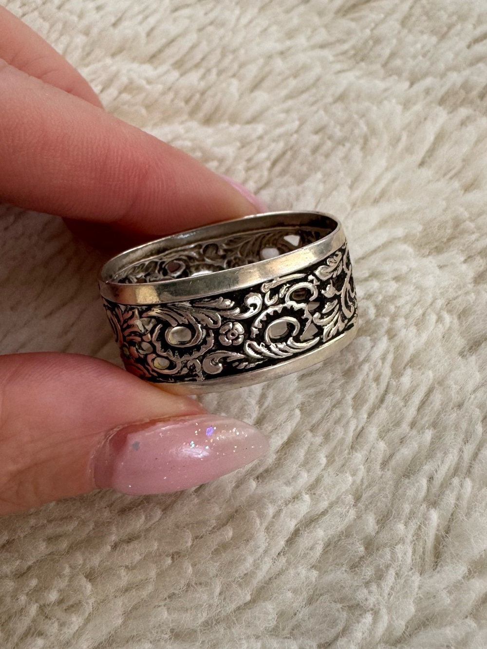 Antique Gero 90 Dutch Silver shawl cuff